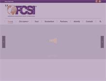 Tablet Screenshot of fcsi-italia.org